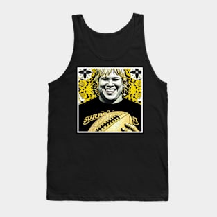 Rugby Player Print Tank Top